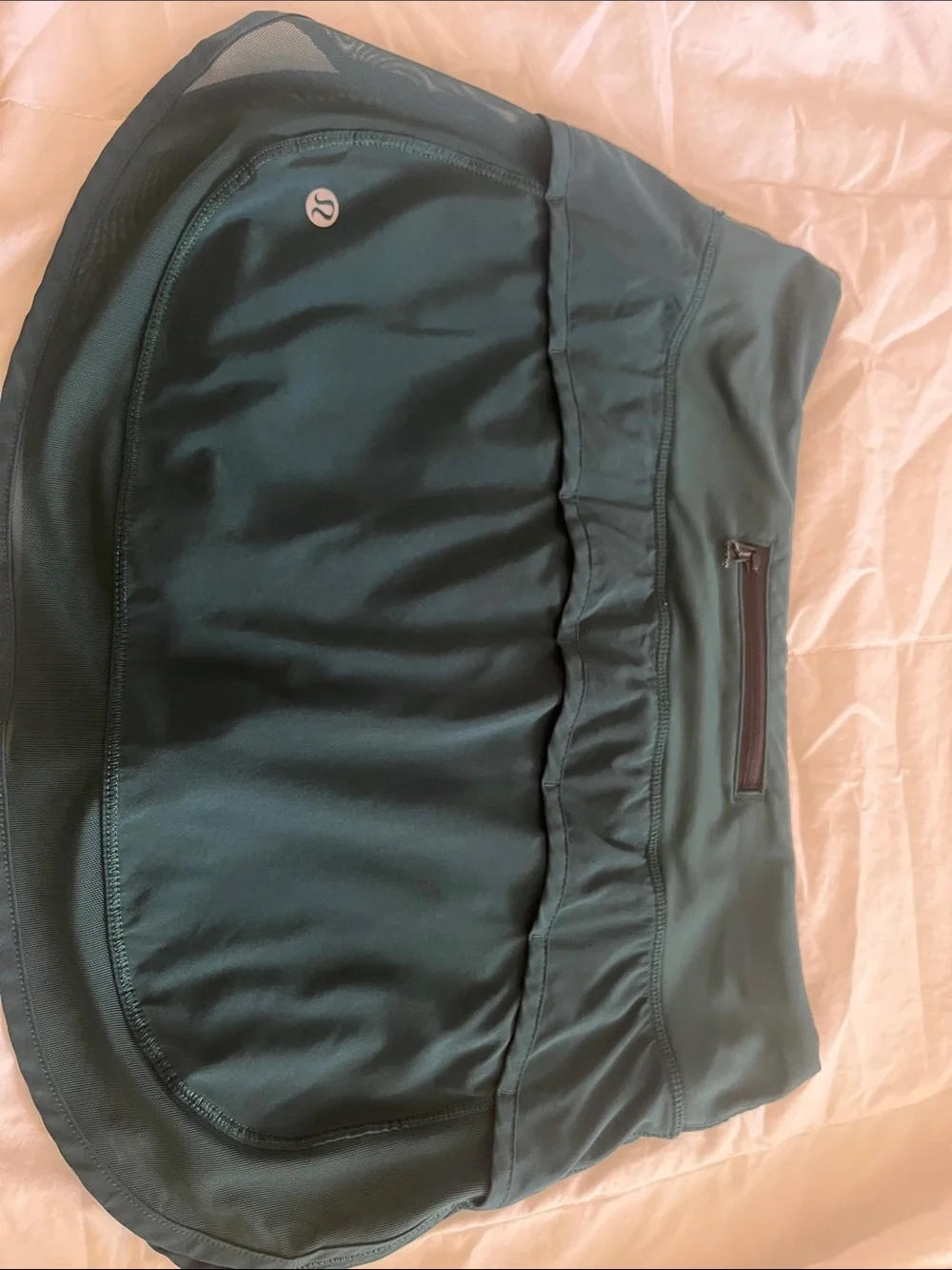 lululemon dark teal athletic skirt
